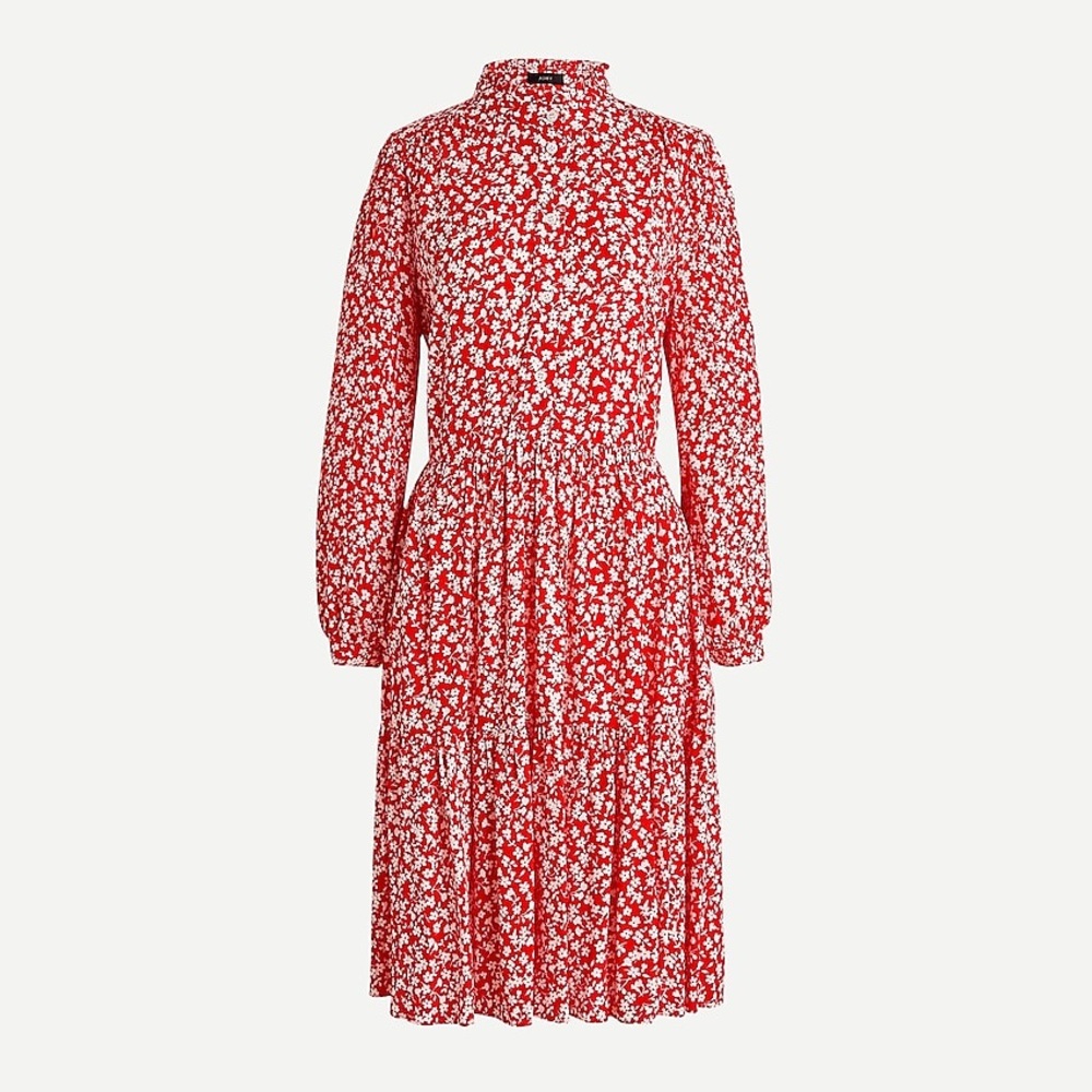 J Crew Shirtdress in Tossed Bouquet